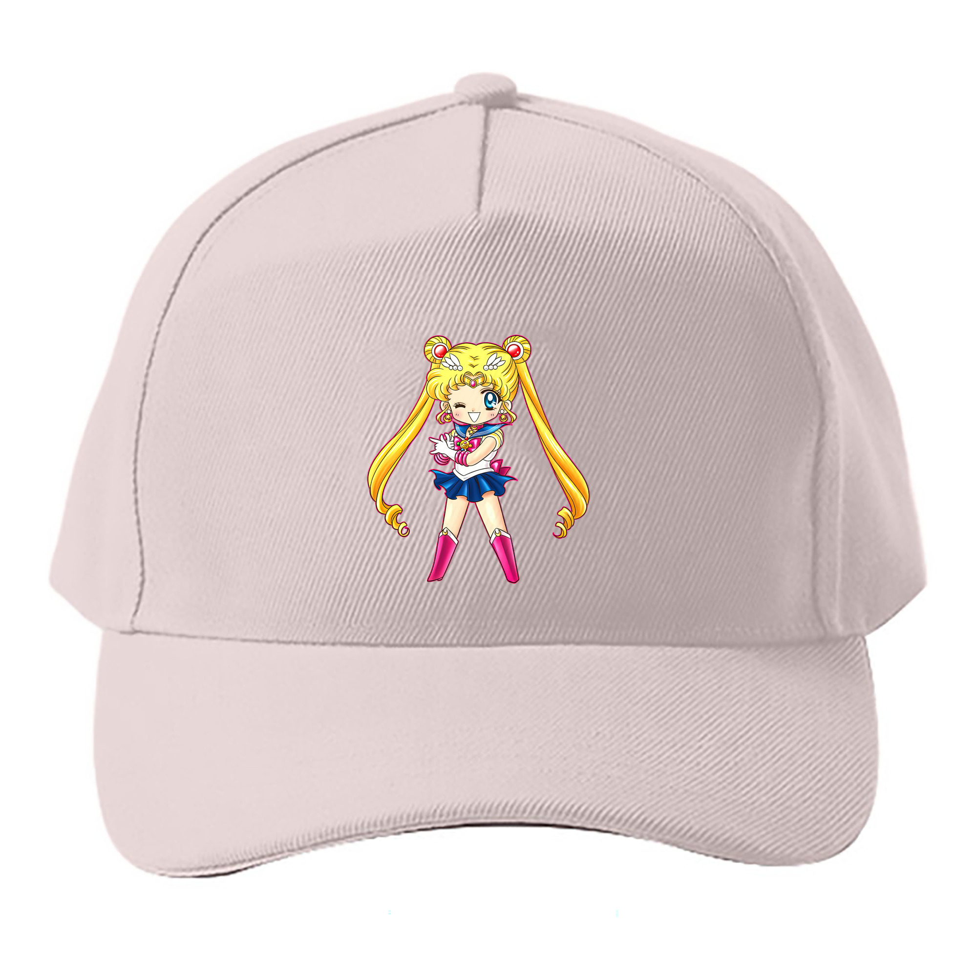 （画像用） 美少女戦士セーラームーン 月野 うさぎ つきの うさぎ Sailor Moon Tsukino Usagi ベースボールキャップ 綿100％ 男女兼用 帽子 スポーツ